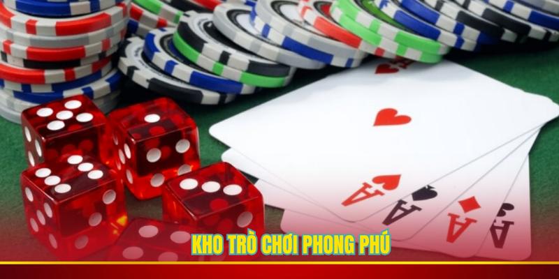 Cổng game có kho game chơi bài hấp dẫn và đa dạng