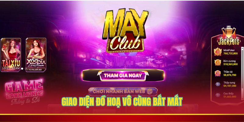 Giao diện đồ hoạ vô cùng bắt mắt